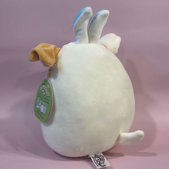 Brock the Bulldog with Blue Bunny Ears Easter 8” inch Squishmallow NWT EC 2021 - Picture 3 of 10